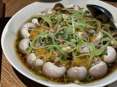 鸡油黄椒蒸香螺-宁波柏悦酒店·钱湖渔港