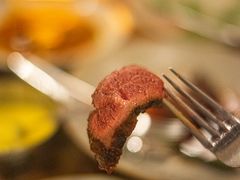 炭烤翼板肉配蘆筍 (5分熟)-BOR Eatery(安福路店)