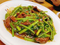 沙茶牛肉炒面-台北楚楚园馅饼粥(虹桥南丰城店)