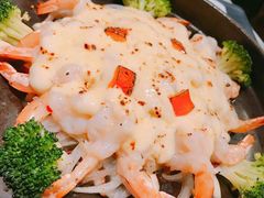 堂烹蒜蓉芝士虾-雀蓝川菜(奥体广场店)