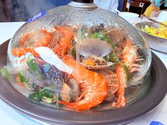 大锅蒸海鲜餐-大锅强·蒸海鲜青岛菜(金沙滩店)