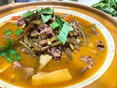 番薯杆黄牛肉-阿露佳·舌尖上的安吉菜