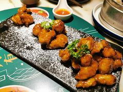 雪花糖醋里脊-绿茶餐厅(乐峰广场店)