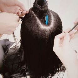 -INS羽毛接发·巴黎画染