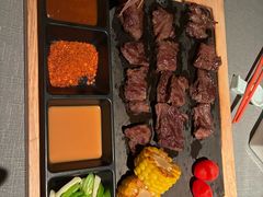 炙烤橫膈膜-左庭右院鲜牛肉火锅黑金店(陆家嘴中心店)