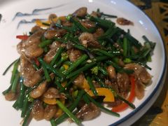 韭菜炒河虾-锦至私房菜(长乐店)