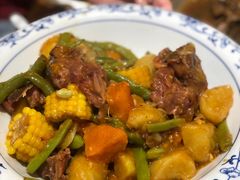 -东来菜馆•手抓海鲜家常菜•海鲜锅贴(鸽子窝店)