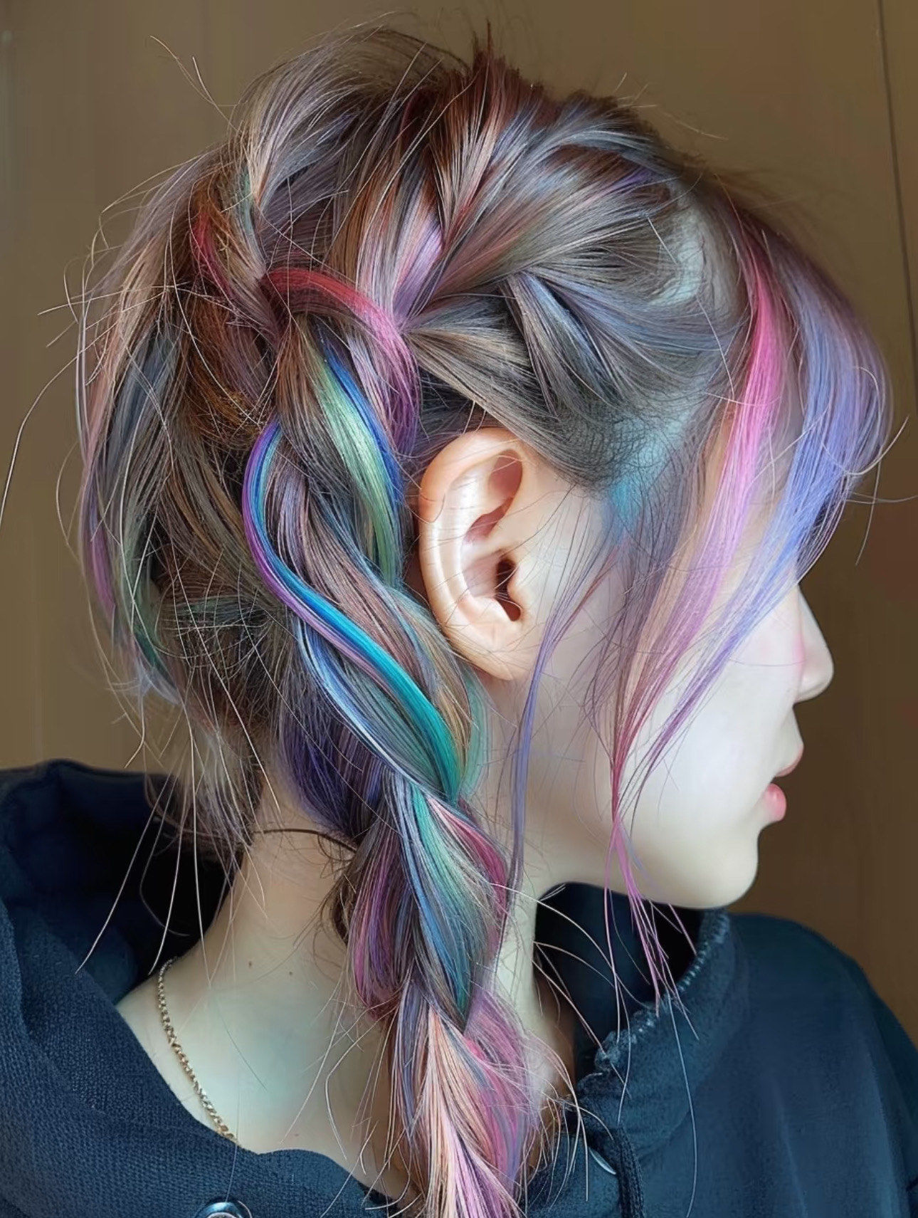 彩色挑染	女生一定要学会彩色挑染