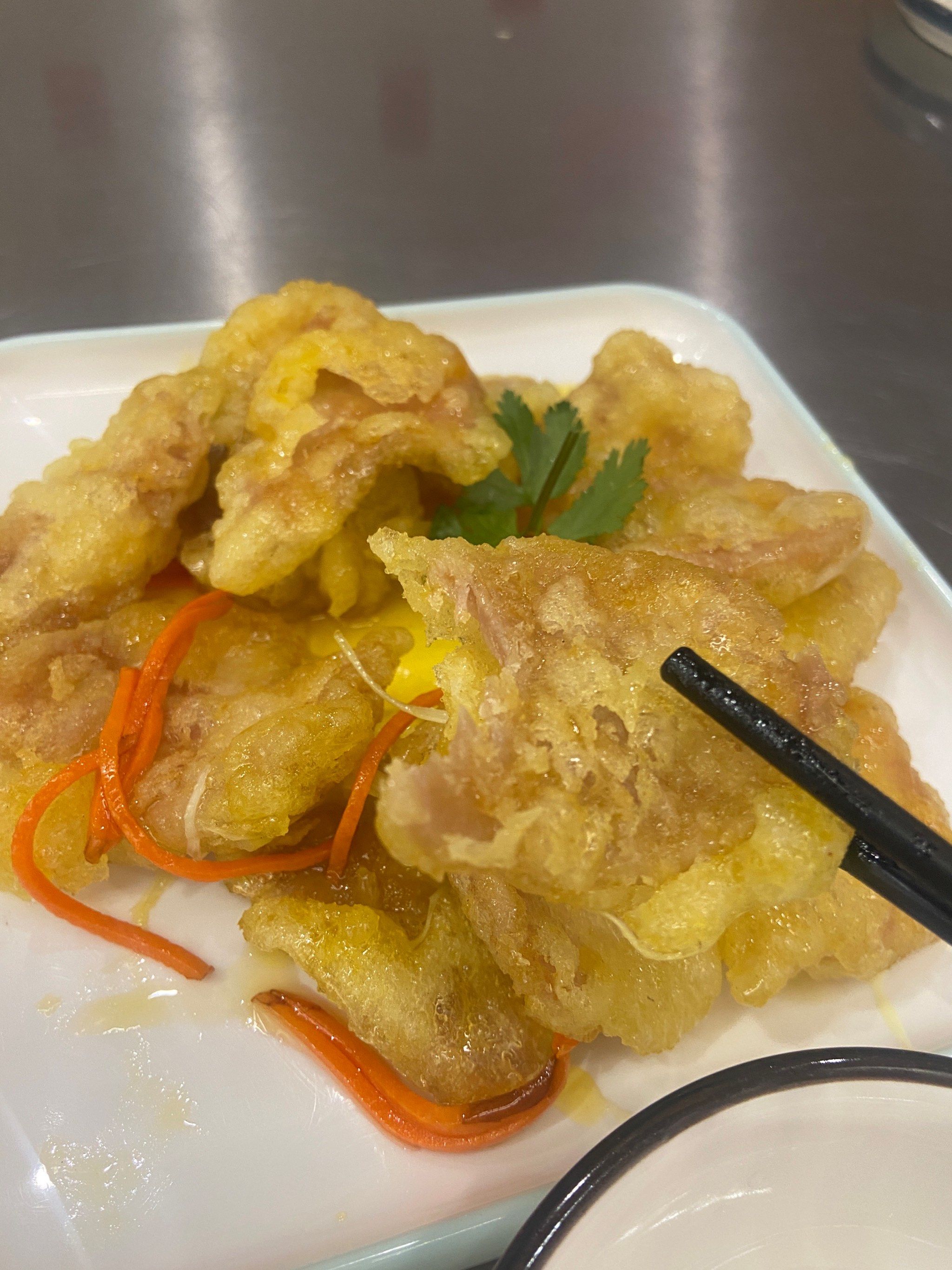 雷雷烧烤里好吃的东北名菜"锅包又"