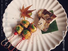 鲈鱼西京烧配芝士鸡肉丸-笑福亭料理小馆(解放碑店)