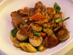 香煎口蘑脆爽肉-周三的情书花园餐厅(江北店)