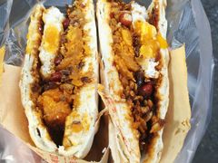 蛋菜夹馍-老马家马蓉蛋菜夹馍·腊牛肉夹馍(回民街店)