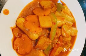 Kimchi Cheese Rice Cake