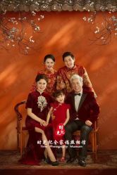 -时光纪亲子全家福照相馆(静安店母女写真父母纪念照)