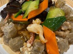 三鲜焖子-方城小吃店