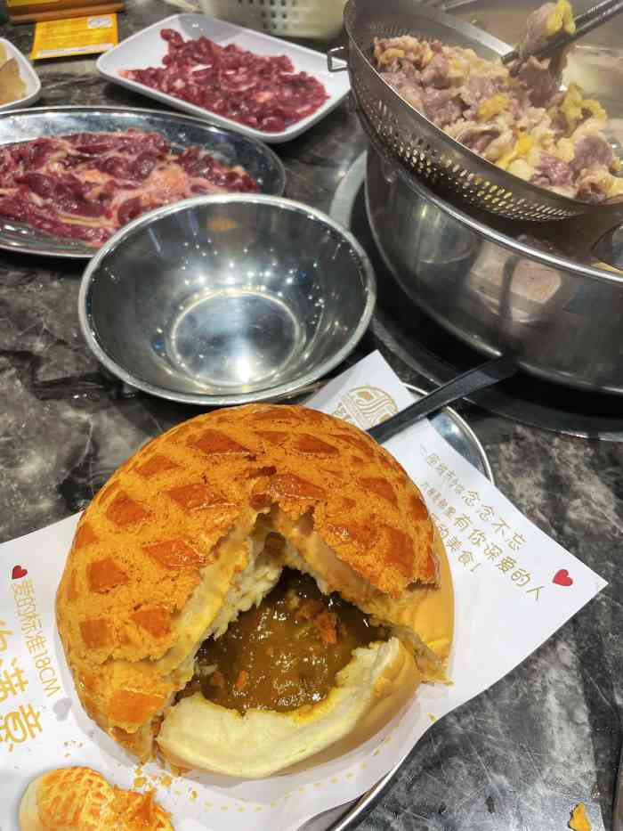 邑家人牧城(五洞牛肉村店)-"网红牛肉,早早过来拿位,被门口的的长龙吓