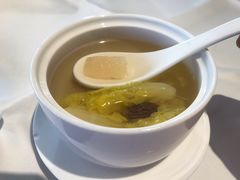 竹荪羊肚菌白菜心汤-四季民福烤鸭店(前门店)