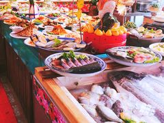 自助取餐区-闯关东东北农家菜(崂山石老人店)