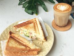 酥皮爆浆三明治-隹木咖啡馆(宝龙广场店)