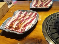 调味牛五花-万兴佳烤肉·长白山老味道(东岸里店)