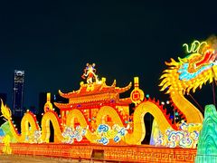 -欢乐海岸椰林沙滩-2025湾区超级灯会