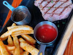 澳洲谷饲黑安格斯西冷牛排-澳骄 Aussie Kitchen·手工披萨·西餐(国大店)