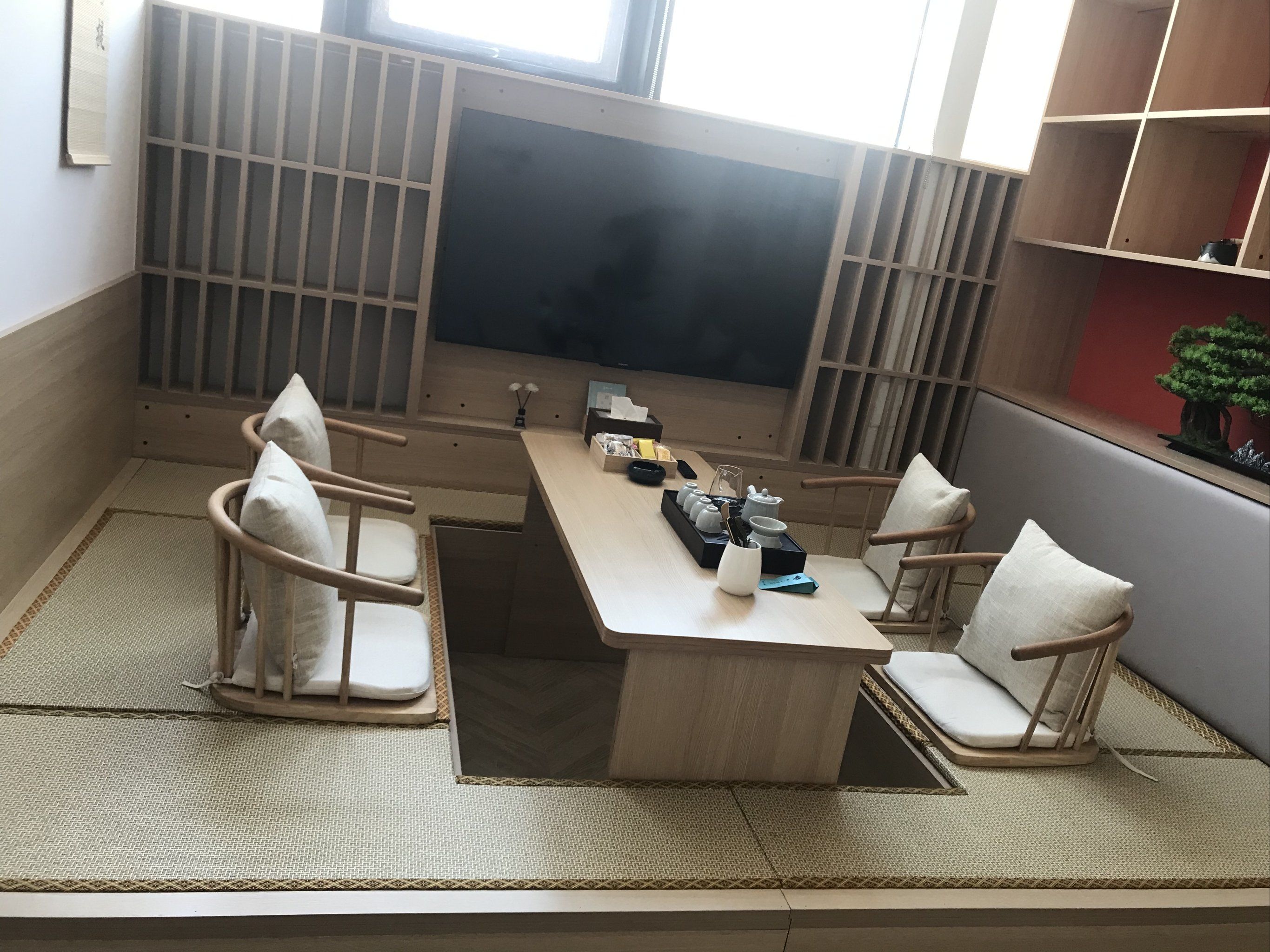 茶室的榻榻米
