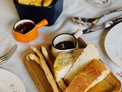 餐前面包-花·fleur古董西餐厅(西城夜未央店)