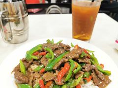 指天椒牛肉饭-好好滋味茶餐厅