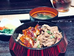 蒲烧鳗鱼拼牛肉丼-yokocho上横町·日本食街(深业上城店)