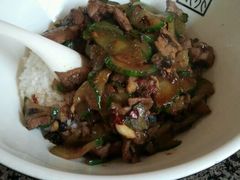 老干妈黄瓜猪肝盖码饭-德天顺盖码饭(人民西路店)