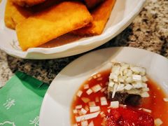 炸窝头片臭豆腐-厚味居炙子烤肉·清真(天桥南纬路店)