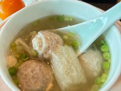 菌蔬生汆丸子汤-晓长安·新陕菜(曲江店)