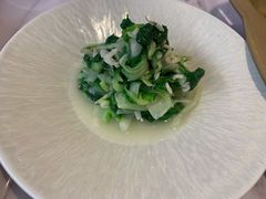 有机小白菜蒸虾皮-喜鼎海胆水饺(平安金融中心店)