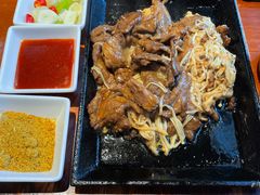 烤牛肉金针菇-鑫日千里马朝鲜族小馆(总店)