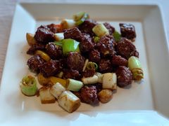 招牌蒜香牛肉粒-世博洲际酒店-盛会堂中餐厅
