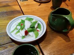 莴笋片炒山药-云海肴·汽锅鸡·云南菜(天津国金汇店)