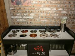 自助调料区-小财盆地桌烤肉