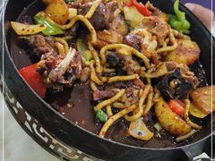 -炕锅羊肉土火锅面片大王