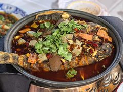 招牌香辣毛血旺烤鱼-友记功夫香·人民川菜(红牌楼店)