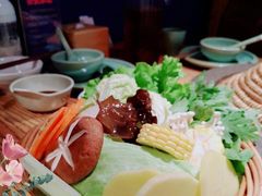 时令蔬菜拼盘-鲜潭蒸汽石锅鱼(五道口购物中心店)
