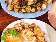 烤鱿鱼-班赞海鲜市场