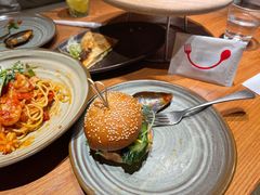 和牛迷你汉堡-长春藤咖啡(北园店)