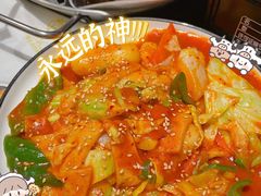 鱼饼炒年糕-博欧姆新派韩国料理·炸鸡(艾尚店)