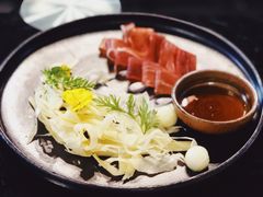 三年金钱火腿配大理手撕乳扇-泓0871臻选云南菜·味庄