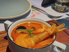 泰式冬阴功汤-灰兔花艺西餐厅