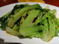 白灼生菜-金穗园·砂锅粥.醉鸡煲火锅(长寿路店)