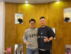 点击看大图 -乐绅男士高端假发定制