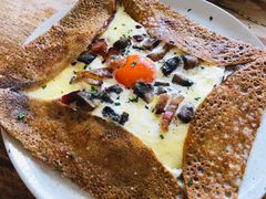 鸡蛋蘑菇熏肉荞麦可丽饼-RAC BAR(安福路店)