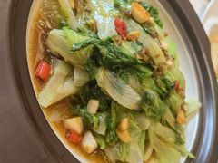 白灼西生菜-吴记酱骨炖菜馆(康安路店)